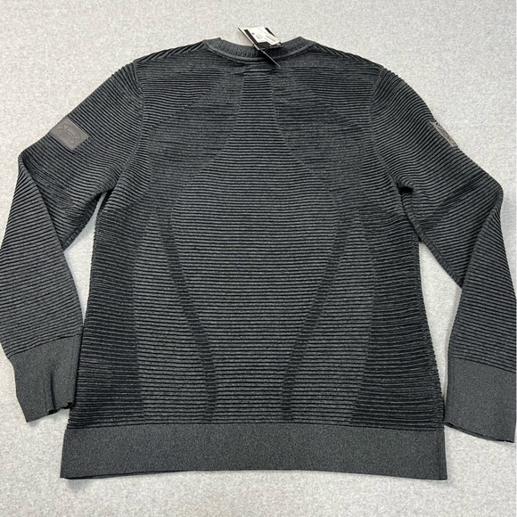 UNDER ARMOUR sweater Mens xxl Intelli-knit Phantom 2.0 Gray Ribbed running NWT - Picture 10 of 12